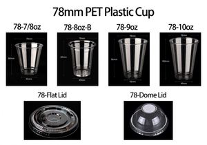 Custom Printed LOGO Disposable Transparent Single Wall PET Plastic <b>Cups</b> with Lid for Smoothies <b>Cold</b> Ice Coffee Slush Milk Tea - Product Image 2