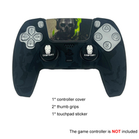 Fußballverein Benutzerdefiniertes Design Bedruckte Silikon-Schutzhülle für Sony PlayStation 5 PS5 DualShock Spielcontroller