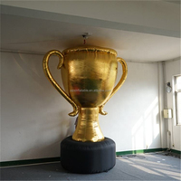 Trophées gonflables de dessins animés géants gonflables pour la décoration de rue publicitaire