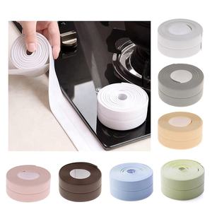 עמיד למים אמבטיה דביקה עצמית מטבח כיור משטח שולחן אמבטיה רצפת קיר קצה מגן רצועת אטימה - Product Image 5