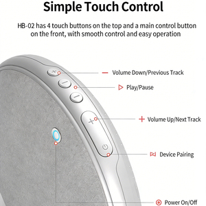 Aurora Sound, enceinte active de bibliothèque professionnelle de 8 pouces, enceinte sans fil portable pour bureau, salon, home cinéma - Product Image 4