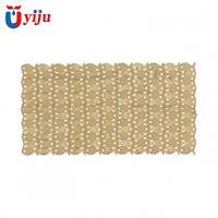 Tapis de bain antidérapant YIJU OEM en PVC solide et mignon avec ventouses pour salle de bain, baignoire, piscine, tout-petits et enfants