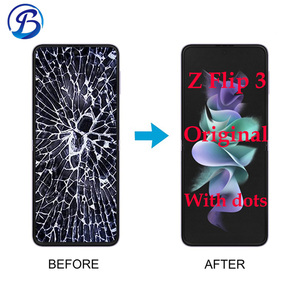 หน้าจอ LCD โทรศัพท์มือถือ Flip <span class=keywords><strong>3</strong></span> สำหรับ Galaxy Z Flip <span class=keywords><strong>3</strong></span> หน้าจอ LCD แท้ 100% ผ่านการทดสอบแล้ว จอแสดงผล AMOLED คุณภาพระดับ OEM รับประกัน 1 ปี - Product Image 1
