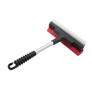Robuste nettoyeur de vitres de voiture en silicone avec poignée en plastique 2 en 1 <span class=keywords><strong>raclette</strong></span> de <span class=keywords><strong>nettoyage</strong></span> de vitres - Product Image 1