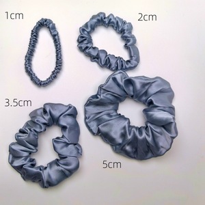 Personalice su logotipo de gama alta 100% Mulberry Silk Ponytail temperamento diadema <span class=keywords><strong>diferentes</strong></span> tamaños coloridos <span class=keywords><strong>Scrunchies</strong></span> - Product Image 5