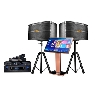 Black Party KTV Wireless <b>Microphone</b> for Kids Android <b>Speaker</b> With Screen Home Use System Set - Product Image 1