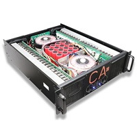 Amplificateur de puissance audio professionnel CA38 de haute qualité 1500W*2 canaux pour usage domestique, karaoké et scène