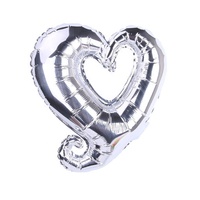 Ballon géant en aluminium de 18 pouces en forme de cœur creux pour la vente en gros – Idéal pour les anniversaires, mariages, Saint-Valentin et autres fêtes
