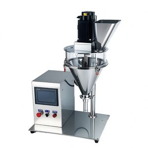 Semi-automatic Small <b>Bench</b> Top Bottle Filler Screw Powder Filling Machine 1% Accuracy Pneumatic Driven for Food Chemical - Product Image 3