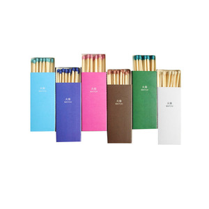 10cm de long votre propre logo impression cigare en <span class=keywords><strong>bois</strong></span> tête blanche personnalisée boîte en <span class=keywords><strong>bois</strong></span> <span class=keywords><strong>allumettes</strong></span> - Product Image 1