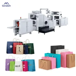 Samstech-máquina automática de bolsas de papel, suministro para máquinas gráficas