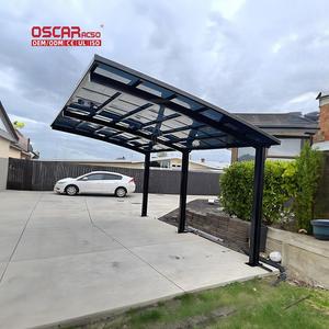 Nhôm kim loại Đặt đôi xe đậu xe nhà để xe <span class=keywords><strong>Kit</strong></span> đổ ngoài trời trong nhà dân cư carport - Product Image 3