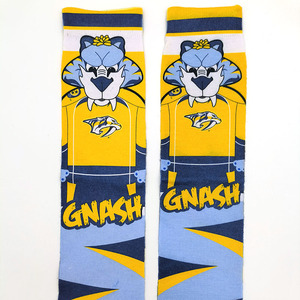 Venta caliente Diseño personalizado Algodón Calcetines largos Dibujos animados Divertido <span class=keywords><strong>Lobo</strong></span> Patrón Calcetines - Product Image 1