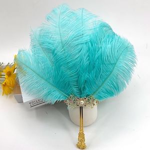 Éventail en plumes d'<span class=keywords><strong>autruche</strong></span> de petite taille en vente en gros Éventail pour séance photo en direct sur scène Éventail pour accessoires de performance - Product Image 5