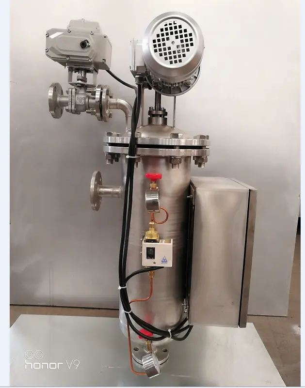 Вращающийся барабанный фильтр для самоочистки воды