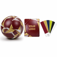 Ballons de football entièrement personnalisés imprimés, taille 5, design sur mesure, OEM ODM, qualité match, PU, intérieur/extérieur, cousus à la machine, thermocollés