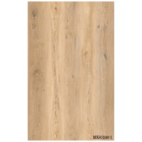 Revêtement de Sol SPC Intérieur Étanche Effet Bois à Clipser Type Parquet en Dalles PVC