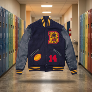 Veste universitaire personnalisée de haute qualité pour hommes dernière conception avec logo personnalisé-Vente en gros - Product Image 3