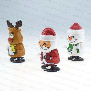 Jouets à remonter pour sacs cadeaux de Noël : Père Noël, Bonhomme de neige, Renne, Pingouin, Elfe, Bonhomme en pain d'épices – Idéal pour fêtes et événements, cadeau gratuit - Product Image 4