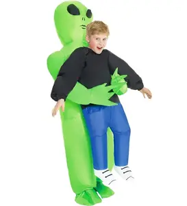 Disfraz de alienígena inflable Morph verde, Disfraces para niños, disfraces de Halloween