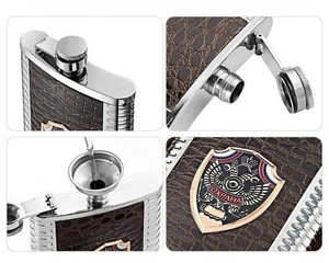 Rò rỉ bằng chứng khắc <span class=keywords><strong>Flask</strong></span> Whisky <span class=keywords><strong>Flask</strong></span> thép không gỉ Pocket Hip <span class=keywords><strong>Flask</strong></span> cho rượu - Product Image 3