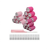 Bigoudis en nylon, nouveaux bigoudis coréens ; Vente directe usine, bigoudis magiques auto-adhésifs à noyau en nylon pour