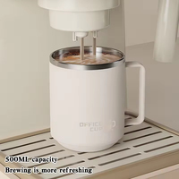 Tasses personnalisées 500 ml, gobelets de voyage, isolation sous vide, acier inoxydable 304, tasse à café avec couvercle
