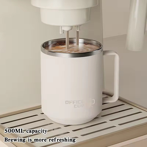 Tasses personnalisées 500 ml, gobelets de voyage, isolation sous vide, acier inoxydable 304, tasse à café avec couvercle - Product Image 3