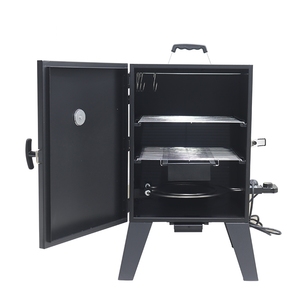 Xách tay vuông hai lớp Điện Nướng người hút thuốc điện hút thuốc <span class=keywords><strong>BBQ</strong></span> nướng với kiểm soát nhiệt độ - Product Image 1