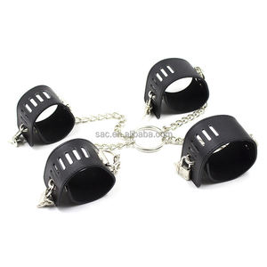 Регулируемые наручники из искусственной кожи - Product Image 6