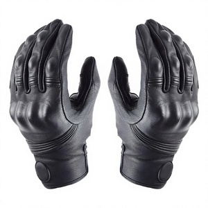 Guantes de Motocross de Cuero Personalizados con Protección para los Nudillos, Guantes de Motocicleta con Pantalla Táctil para Hombre, Guantes de Carreras Cross Country - Product Image 1