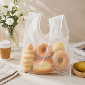 Sac fourre-tout en gaze transparente en organza, léger, avec poignée, pour emballage cadeau de jouets en peluche - Vente en gros - Product Image 4