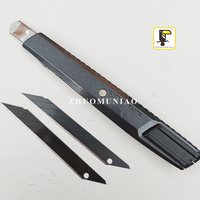 Couteau utilitaire robuste en alliage d'aluminium de 9 mm - Résistant à la rouille, idéal pour les projets de papier peint et d'artisanat