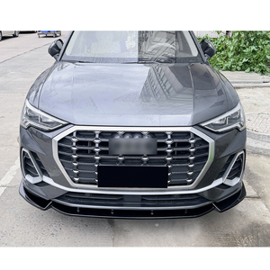 Lèvre de pare-chocs avant en ABS noir brillant pour <span class=keywords><strong>Audi</strong></span> Q3 F3 <span class=keywords><strong>S</strong></span>-Line 2019+ Kits de carrosserie - Product Image 3