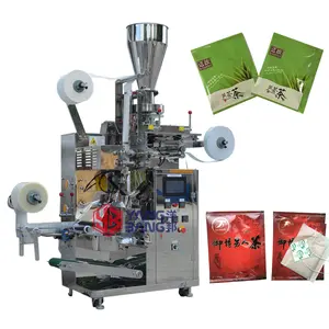 Automatic Filter Tea Bag Packing Machine For Inner And Outer Bag Green Tea Herbs Tea Packer