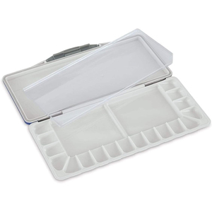 XinyiArt <span class=keywords><strong>Palette</strong></span> à aquarelle pliable hermétique à 18 puits avec couvercle, <span class=keywords><strong>palette</strong></span> à <span class=keywords><strong>gouache</strong></span>, plateau à peinture pliable pour artiste - Product Image 2
