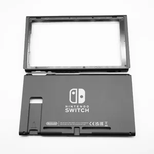 Nintendo Switch 콘솔 백 플레이트 중간 Facplate 스위치 용 오리지널 하우징 커버 올린 프론트 쉘 백 하우징 프레임