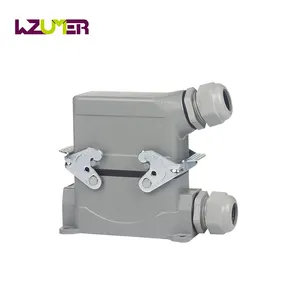 WZUMER 16 Pins High Construction H16 HDC Replacement Rectangular Heavy Duty Wire Industrial Connector Waterproof