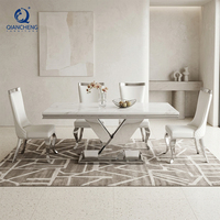 Nouvelle collection 2026 : Ensembles de tables à manger au design moderne avec plateau en marbre