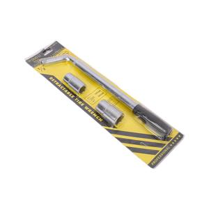 Llave telescópica para neumáticos en forma de L, llave de gancho métrica de acero 45 para herramientas de reparación de neumáticos de coche y motocicleta - Product Image 2