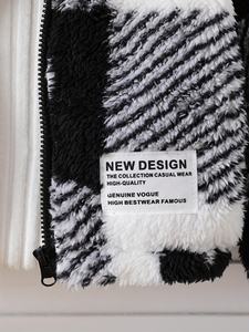 <span class=keywords><strong>Manteau</strong></span> en fourrure pour bébé fille, automne-hiver, avec fermeture éclair imprimée en forme de cœur, veste à capuche, vêtement d'extérieur chaud et épais - Product Image 4