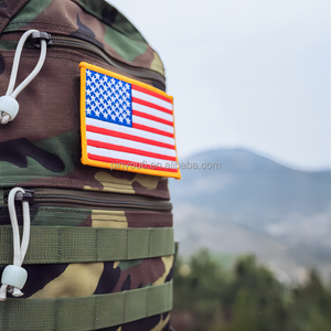 Broderie personnalisée fer à coudre sur crochet et boucle drapeau National Patch <span class=keywords><strong>pour</strong></span> uniforme vêtements casquettes et sacs - Product Image 2