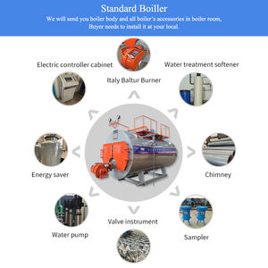 Generador <span class=keywords><strong>de</strong></span> vapor <span class=keywords><strong>de</strong></span> 20 toneladas, 100 Bhp, Diesel, caldera Industrial, precio barato, directo <span class=keywords><strong>de</strong></span> fábrica, 1000Kg, gran oferta - Product Image 4