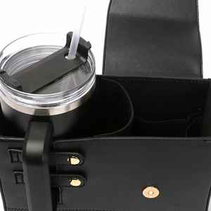 Outdoor 40oz Tumbler Crossbody Bag Crocodile Design Water Cup <b>Storage</b> for Women Bar Accessories Gift - Product Image 6