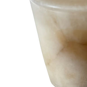 Pot à bonbons en sel rose de l'Himalaya, fait à la main, écologique, récipient de rangement, pot à bonbons en sel rose de l'Himalaya, pot décoratif de qualité supérieure - Product Image 4