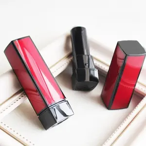 Red manufacturing Luxury Cosmetic Lipstick Plastic Personal Care Clear Lipstick Tube Van Gogh Lipstick Case 3d Silk Screen 20000