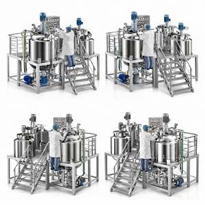 Ligne de production de détergents, liquides de lavage, savons, liquides vaisselle, lotions corporelles, désinfectants pour les mains, gels douche, avec cuve de mélange homogénéisante - Product Image 5