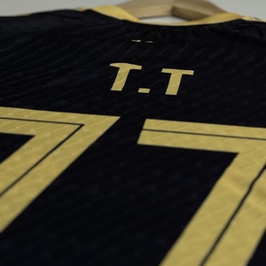 定制泰国蓝白足球服足球衫足球服套装 - Product Image 3