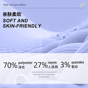 V Neck <b>Scrub</b> Set Unisex Moisture Wicking Hospital Uniforms Split Set <b>Blue</b> - Product Image 3