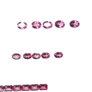YZ Wholesale sapphire stone Purple/Pink/Yellow/Blue/Green/Red rainbow Baguette shape colorful natural sapphire for jewelry